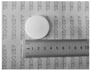 Preparation method of blocky hybrid aerogel