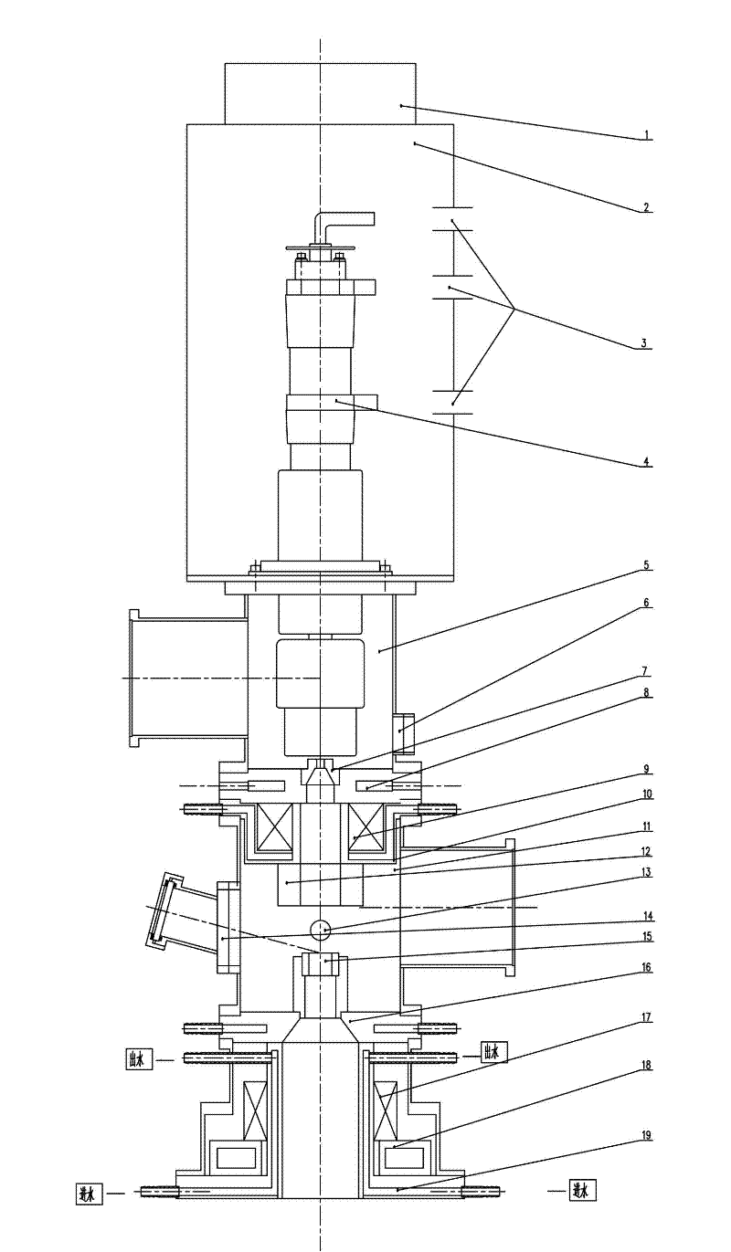 High-power electronic gun