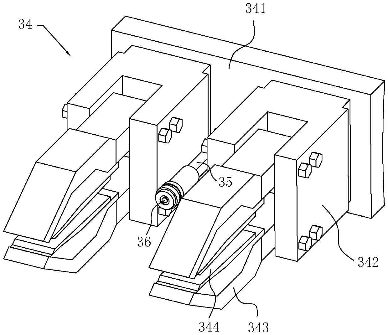 Automatic charging and discharging system of disc binder