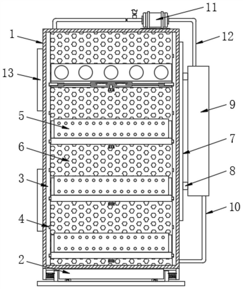 Power equipment control cabinet