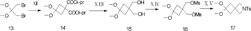 Synthetic method of 6-oxo-2-azaspiro[3,3]heptane-2-t-butyl carboxylate