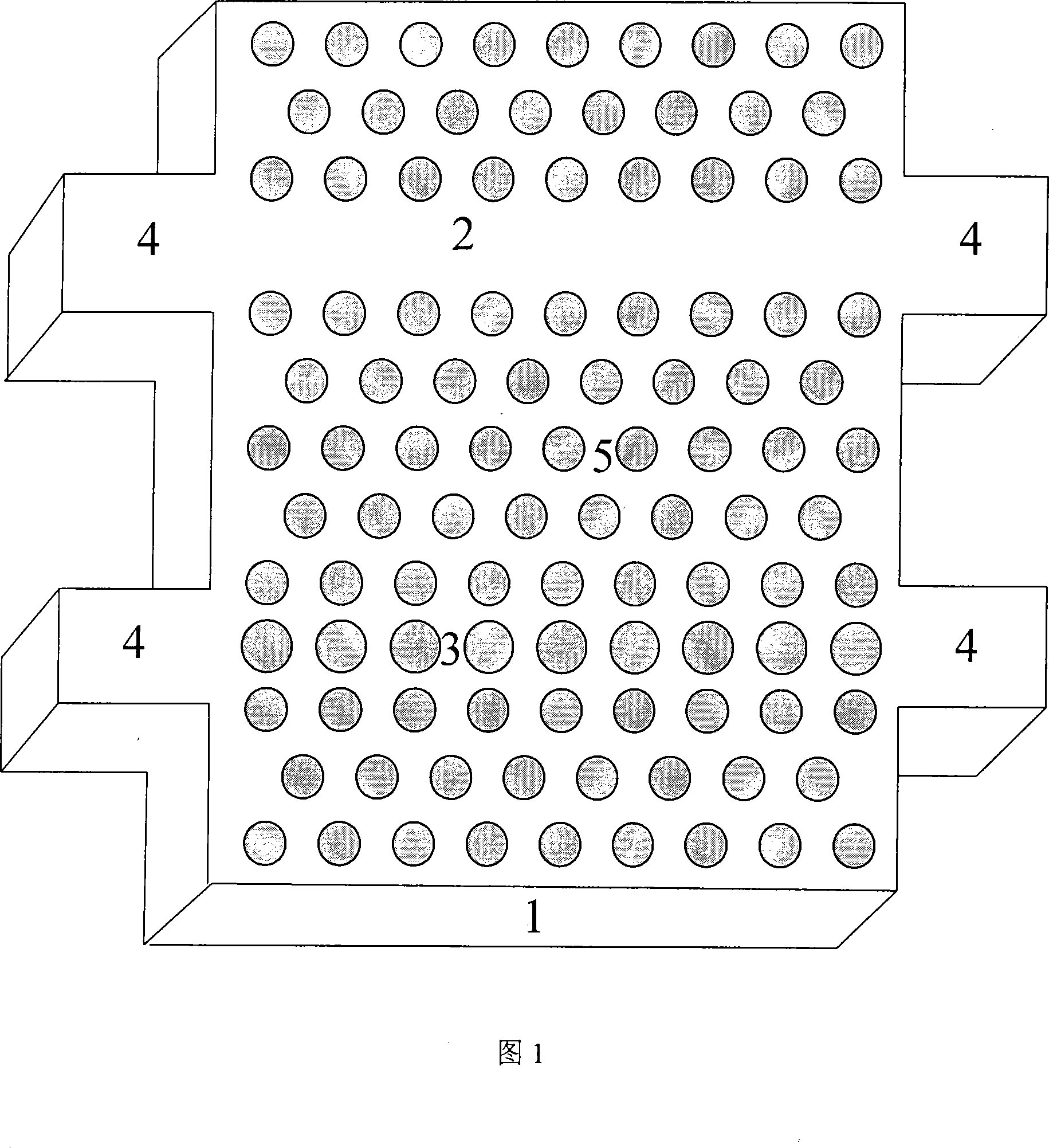 Integrated photon crystal double waveguide back coupling fluid refractive index sensor