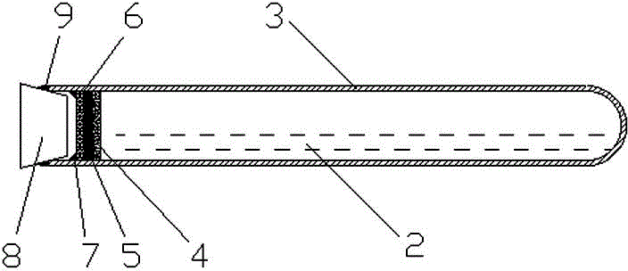 Self-repairing concrete structure and manufacturing method thereof