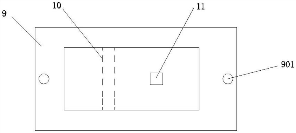 Stamping device with buffer structure