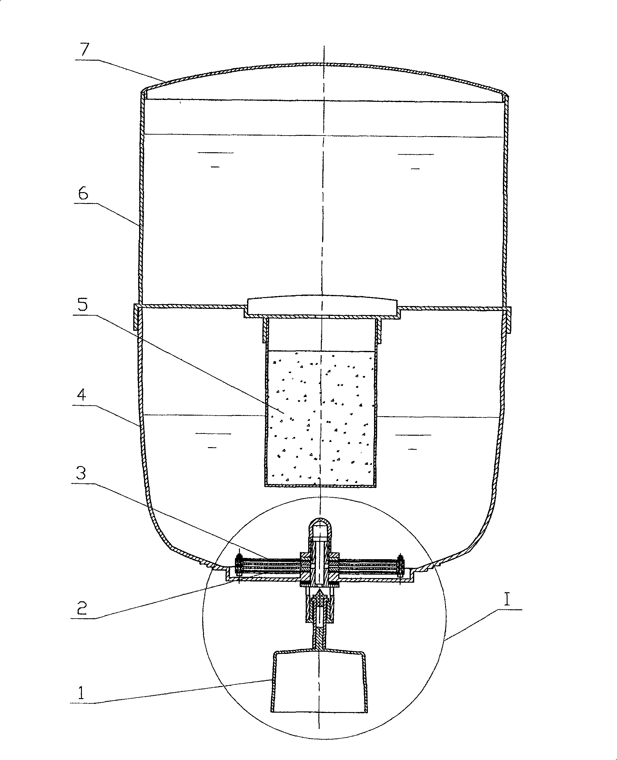 Instant fine purification type water purifying device structure special for water drinking machine