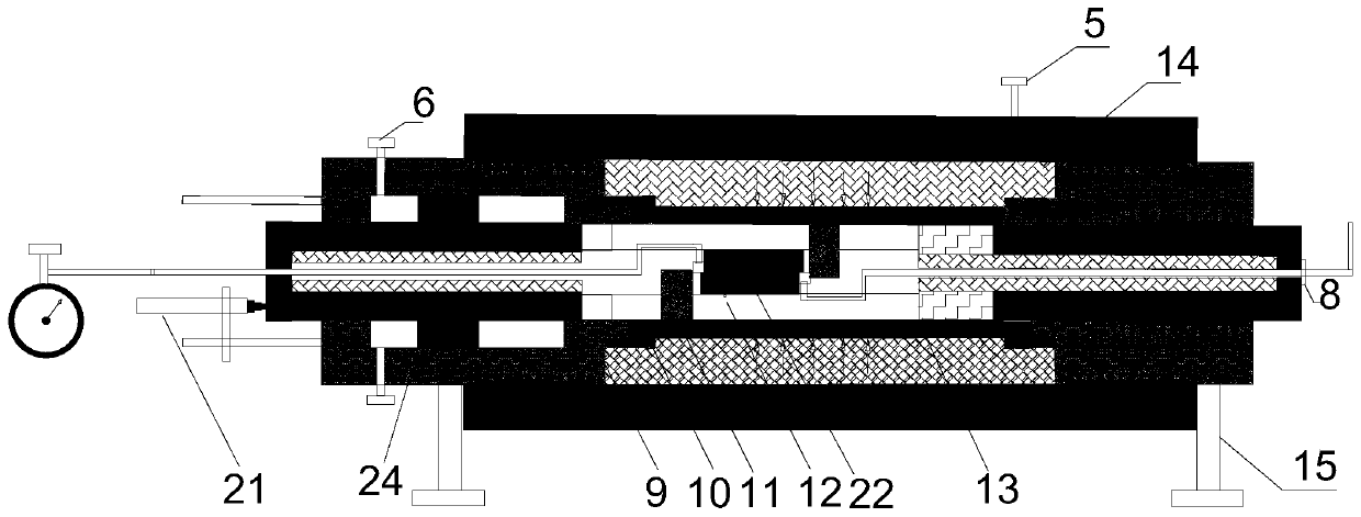 Microseismic-shearing-seepage coupling testing device and experiment method