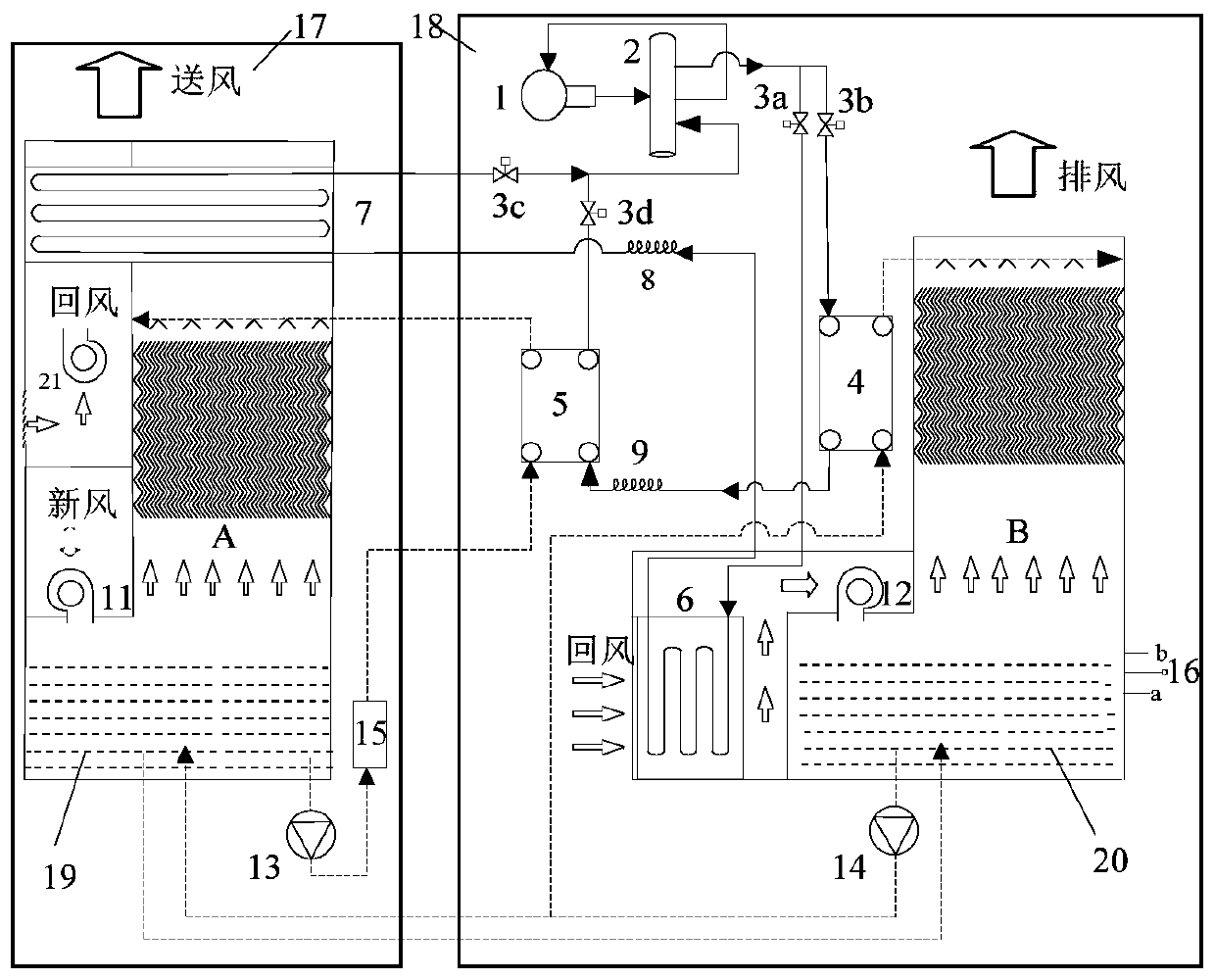 A household air conditioner and its operating method