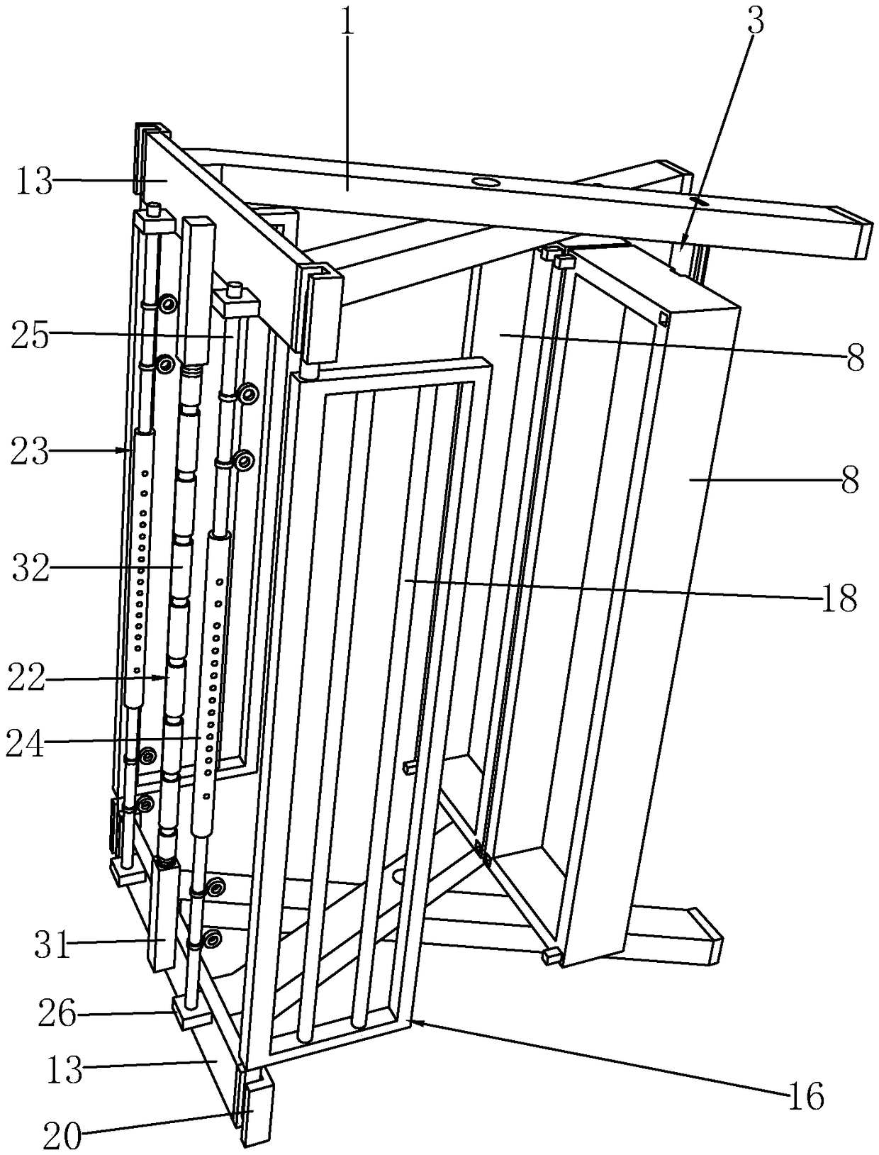 Clothes drying rack for life and installation method thereof