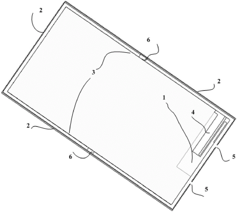 Smartphone antenna with metal frame