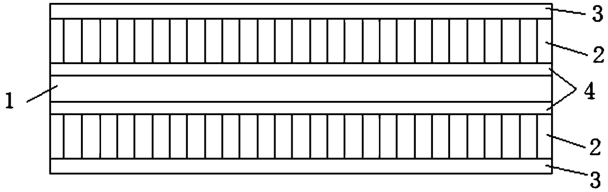 High-strength aramid-paper sandwich composite structure and manufacturing method thereof