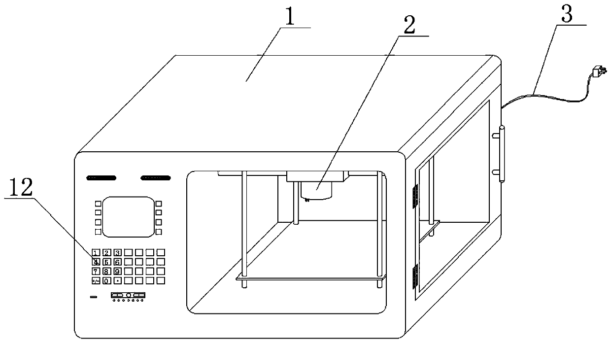 Double-injection multicolor 3D printer