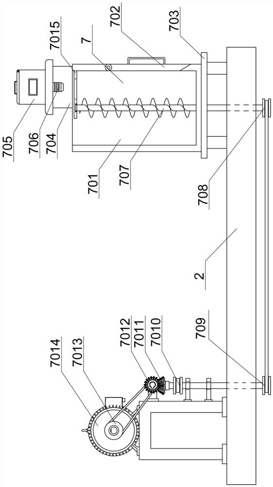 An ore fertilizer soil manufacturing device