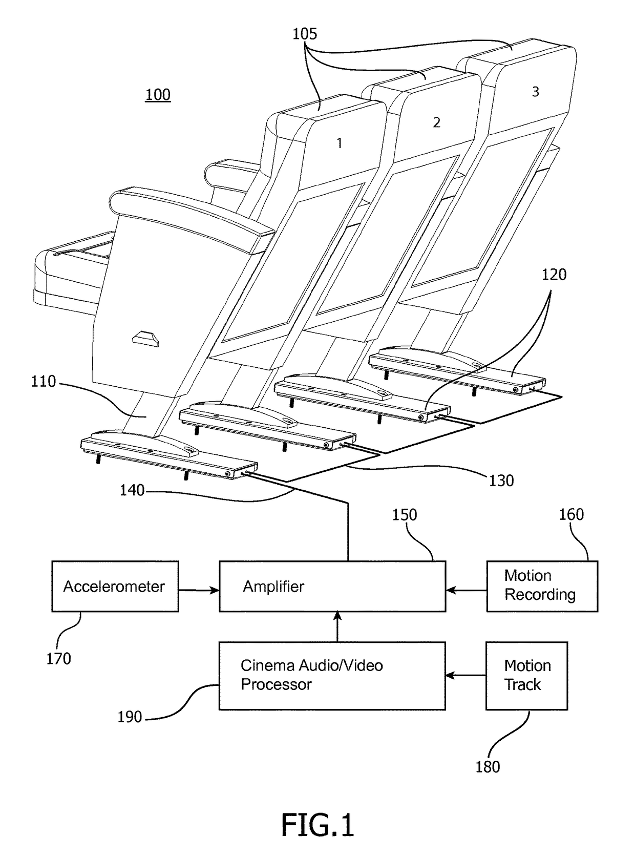 Hinged motion transducer