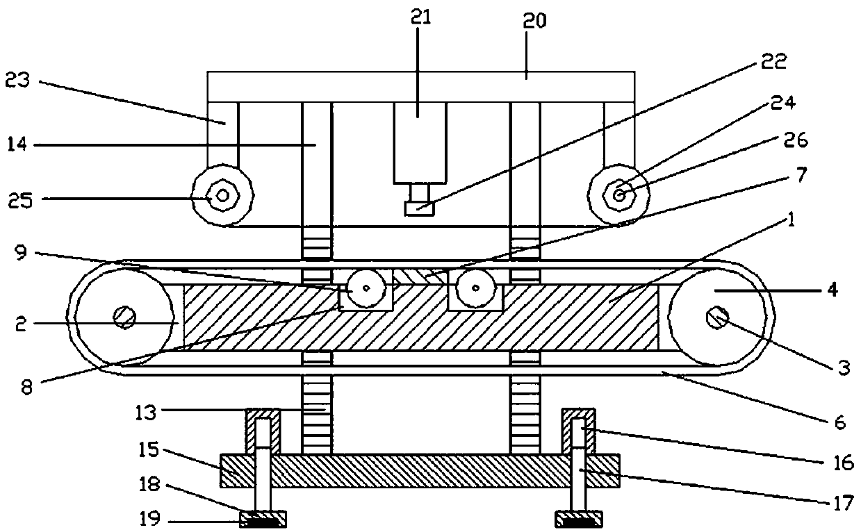 Rapid labeling device for wear-resistant basketball sock processing