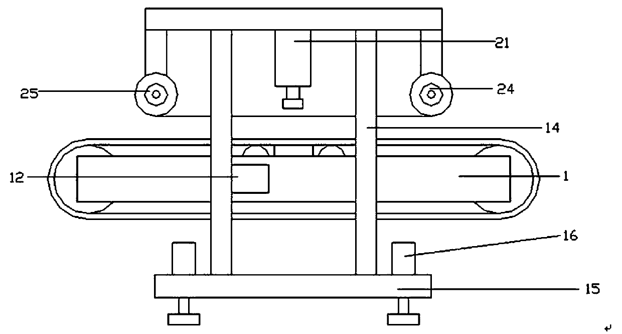 Rapid labeling device for wear-resistant basketball sock processing