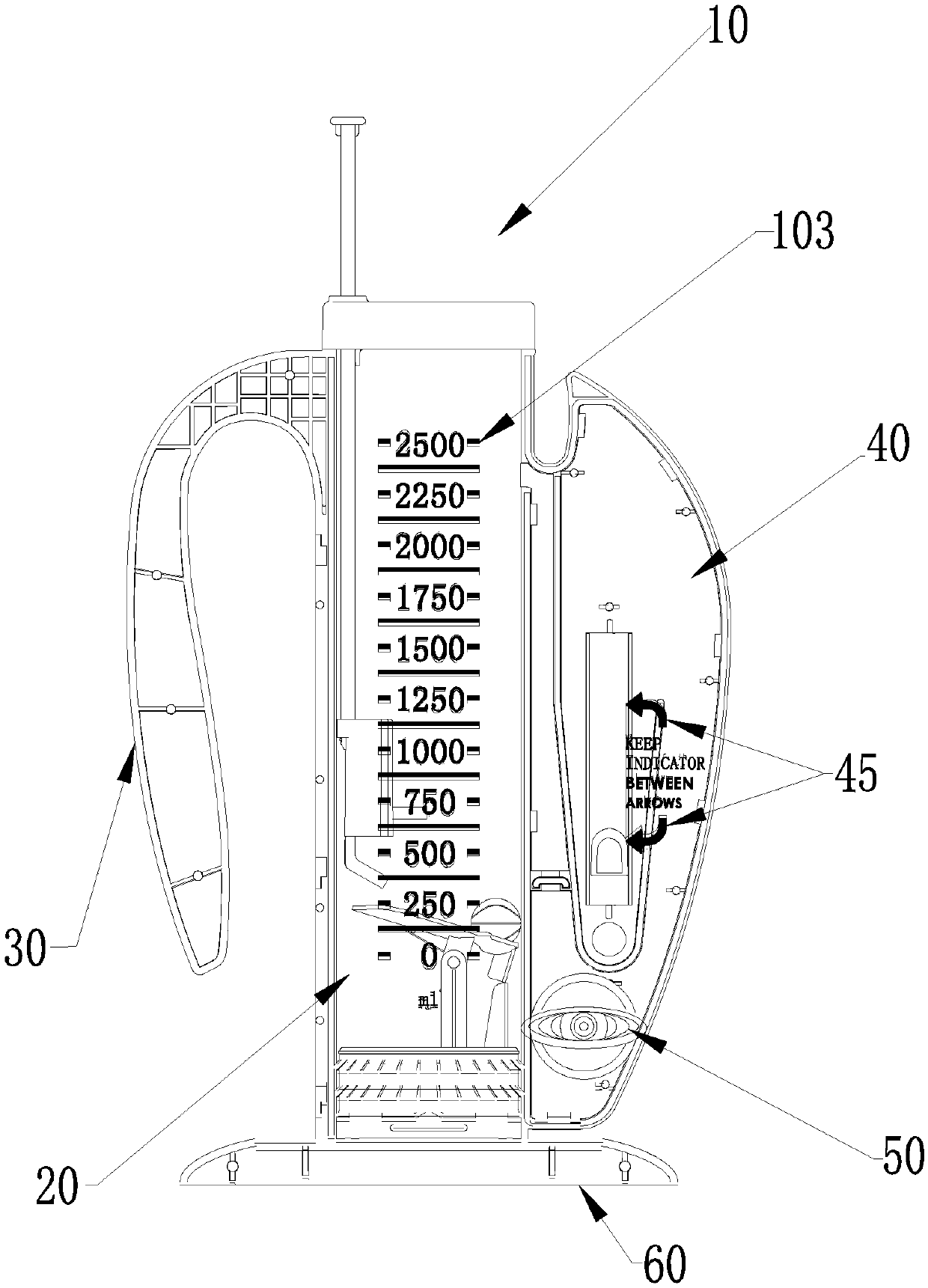 Breathing training apparatus and application method thereof