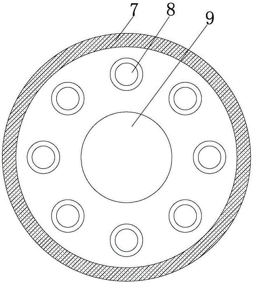 Shock absorption base of machine tool