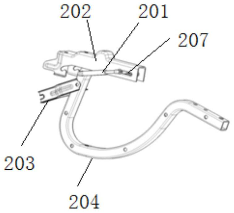 Hinge structure for automobile trunk lid and automobile