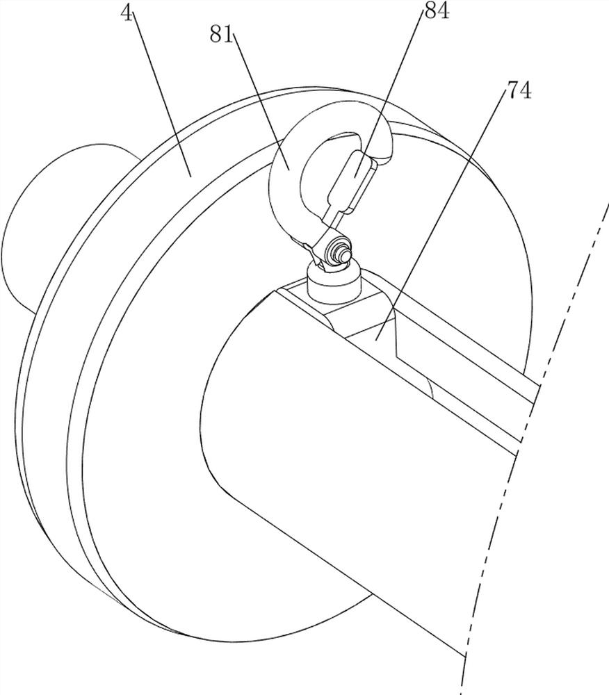 Device for quickly fixing mooring rope for ship docking