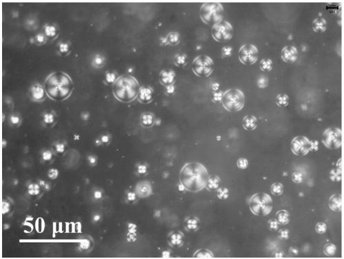 Dye-doped liquid crystal microcapsule material and preparation method thereof