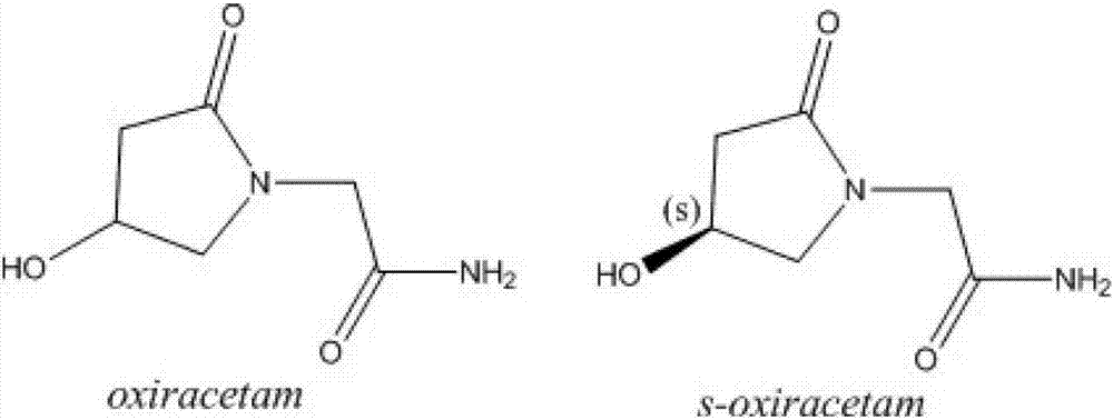 Levo-oxiracetam particle and preparation method thereof