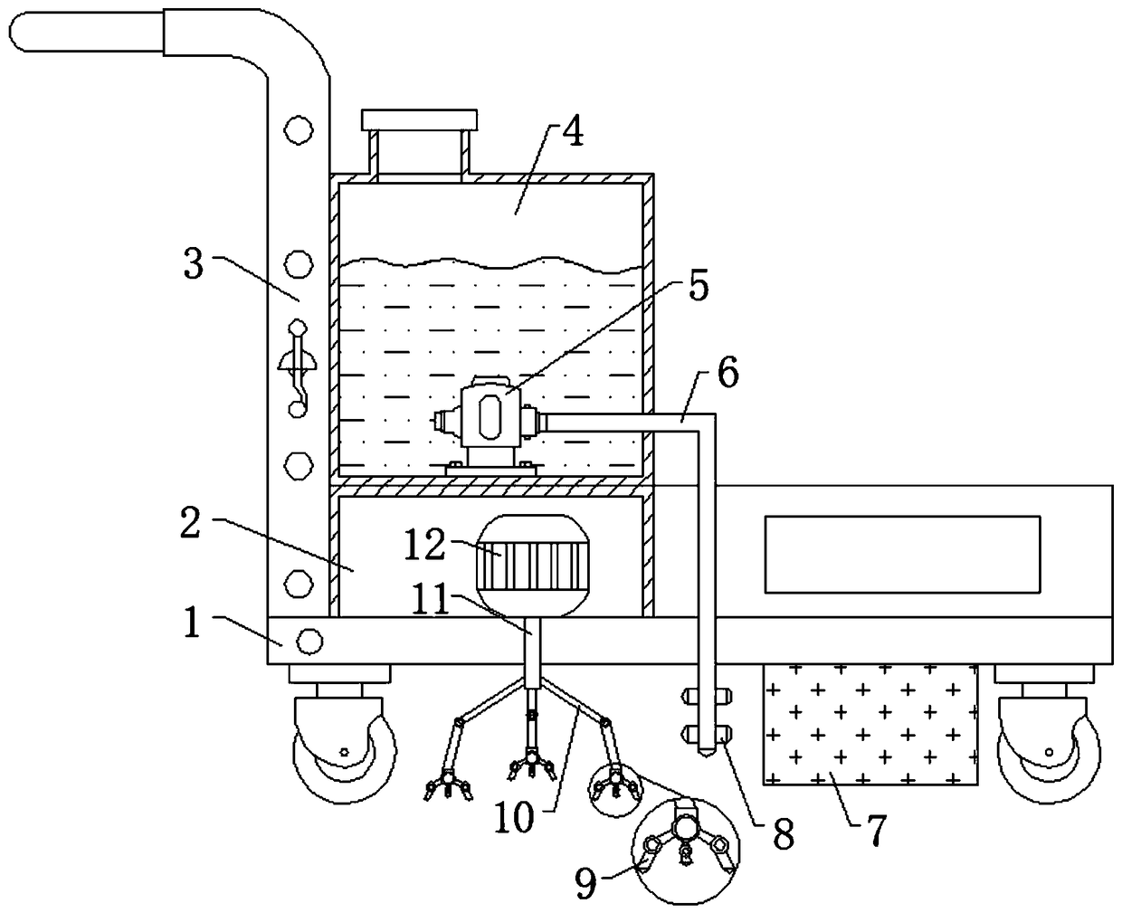 Agricultural land loosening device