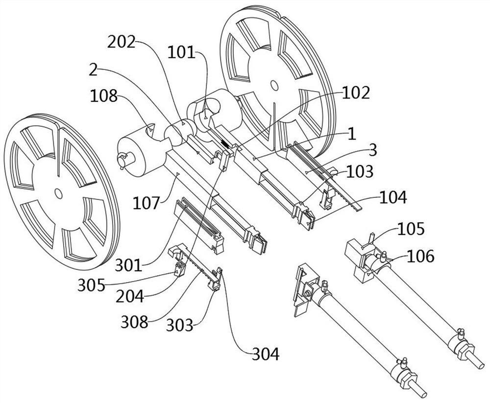 Baolun adjustment mechanism of high-speed embroidery equipment for textile manufacturing and processing