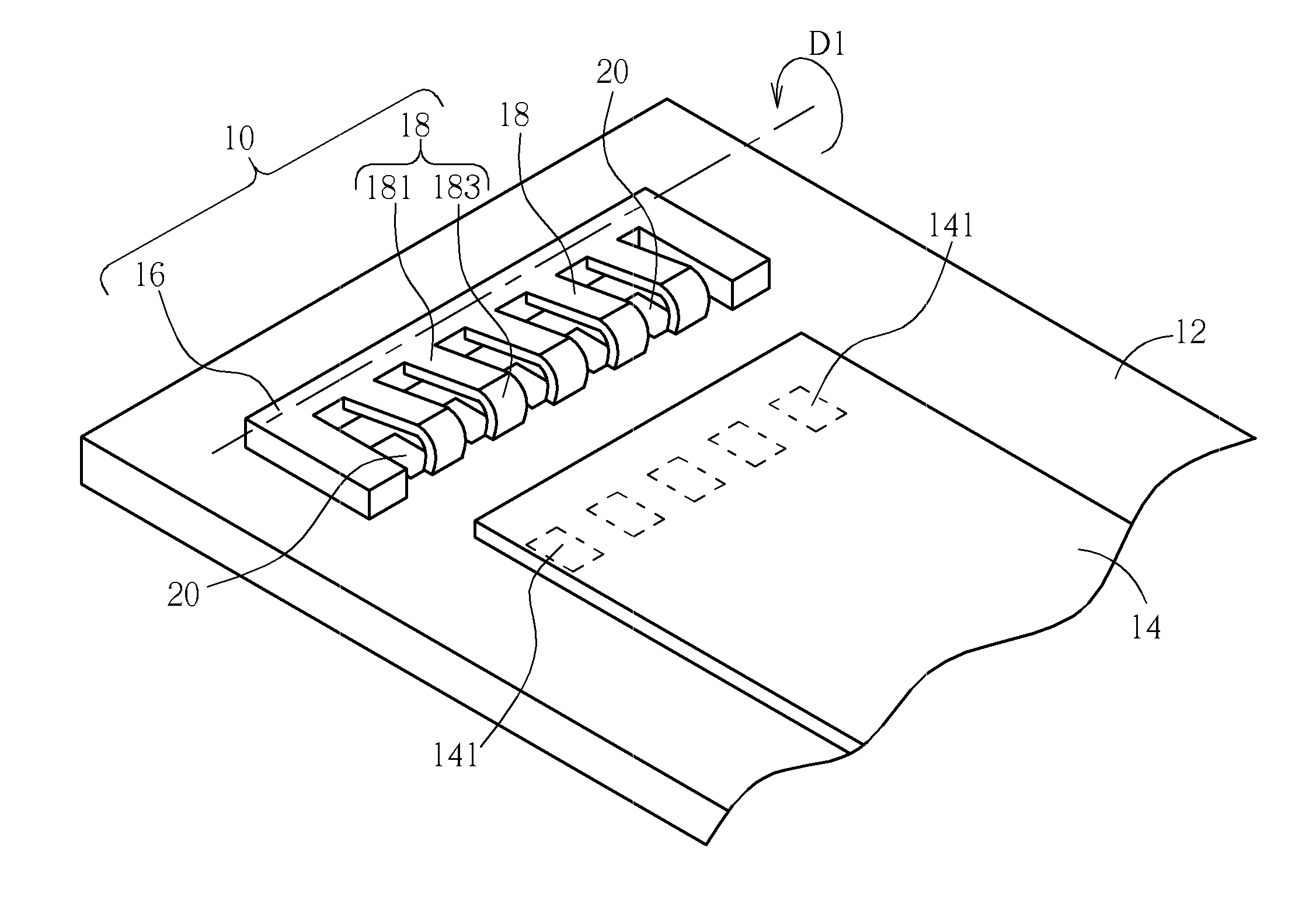 Clamp mechanism for clamping a cable