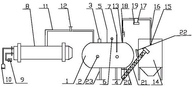 Mushroom wood powder fast sterilization device and sterilization method