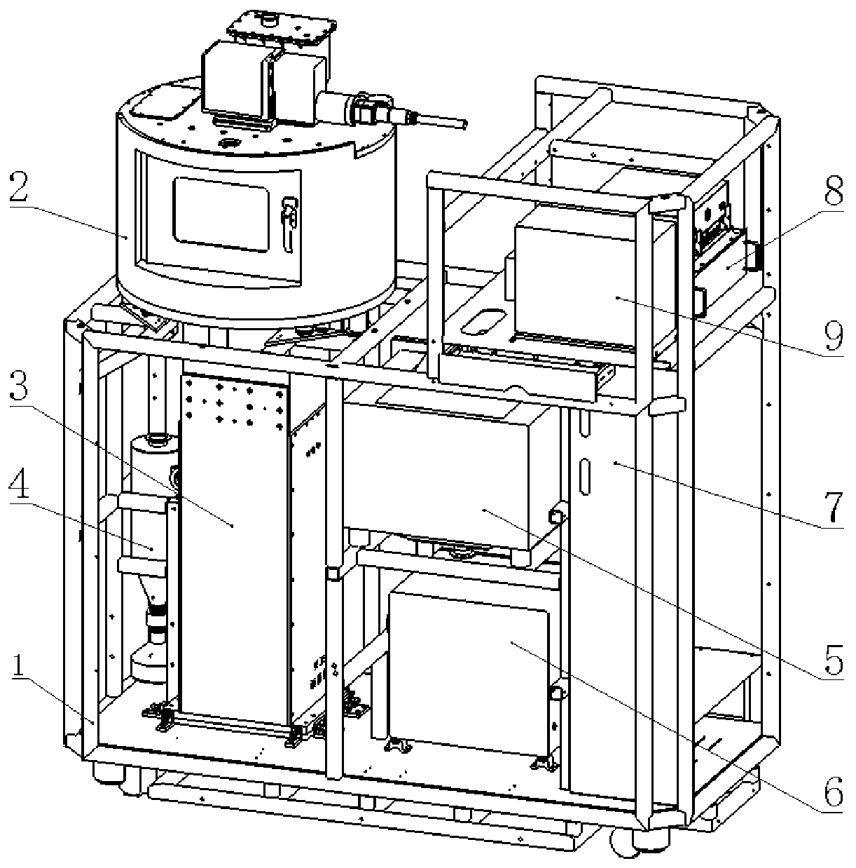 Continuous cyclic powder spreading structure and additive manufacturing molding equipment