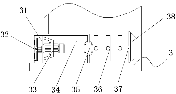 Automatic transfer device for chilli sauce production