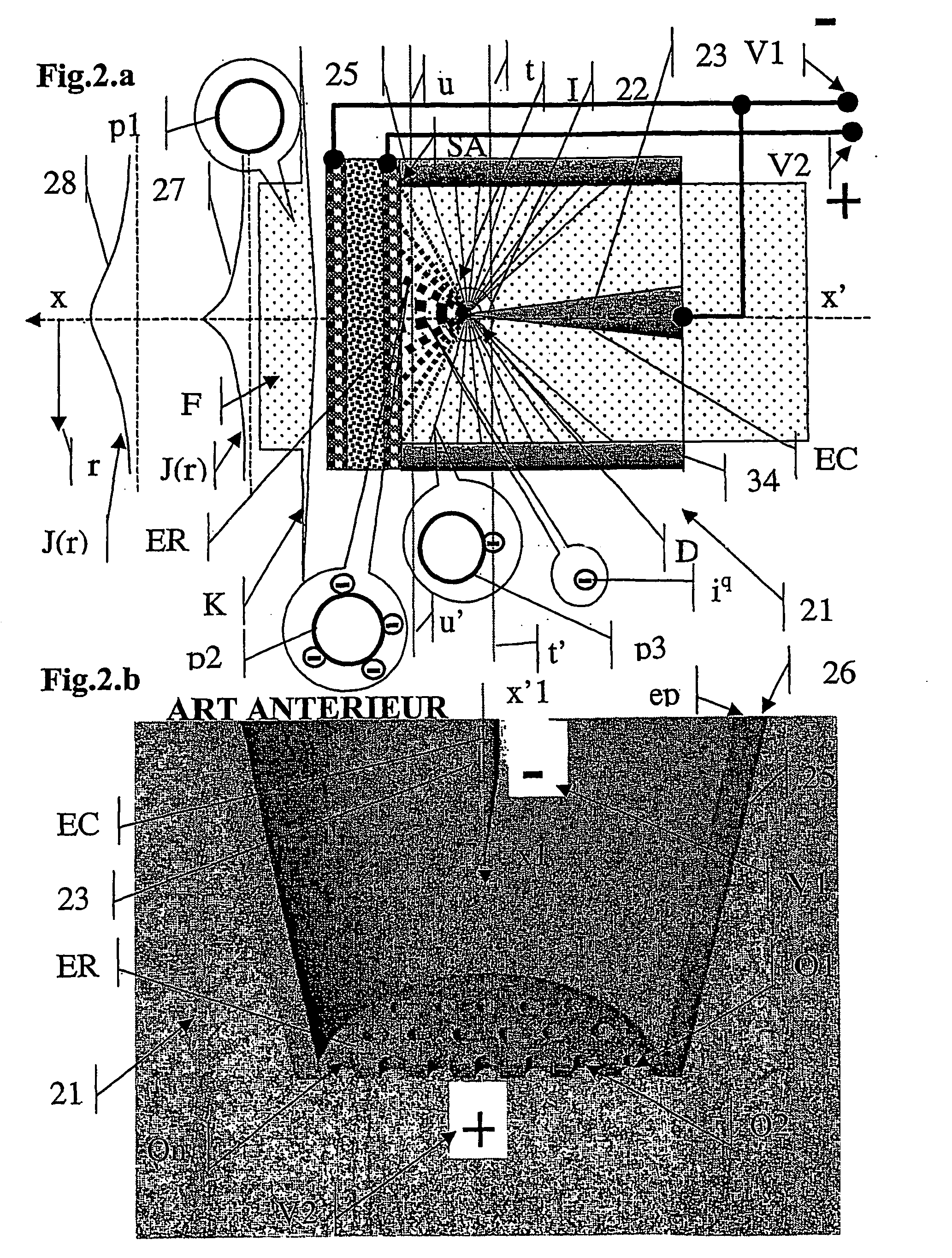 Electrostatic device for ionic air emission