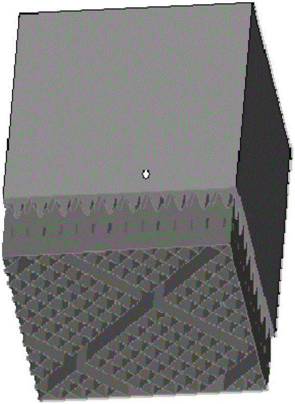 Manufacturing method for shape follow-up supporting model for selective laser melting metal additive manufacturing