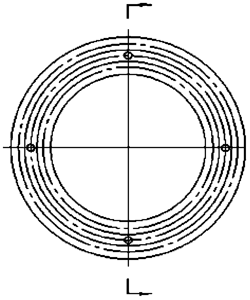 Arc sealing device for pipeline or drill pipe hole forming under pressure and using method