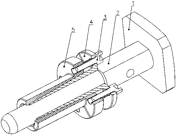 Internal spline expansion sleeve structure for measuring jumping of speed reducers