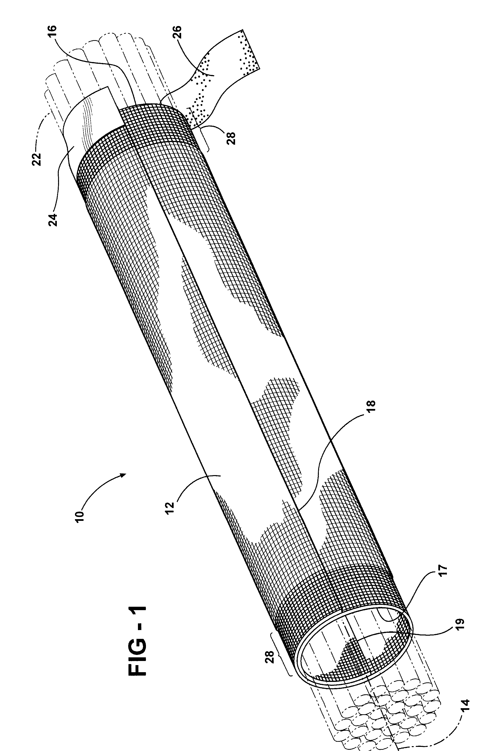 Textile sleeve for protecting elongate members and method of construction