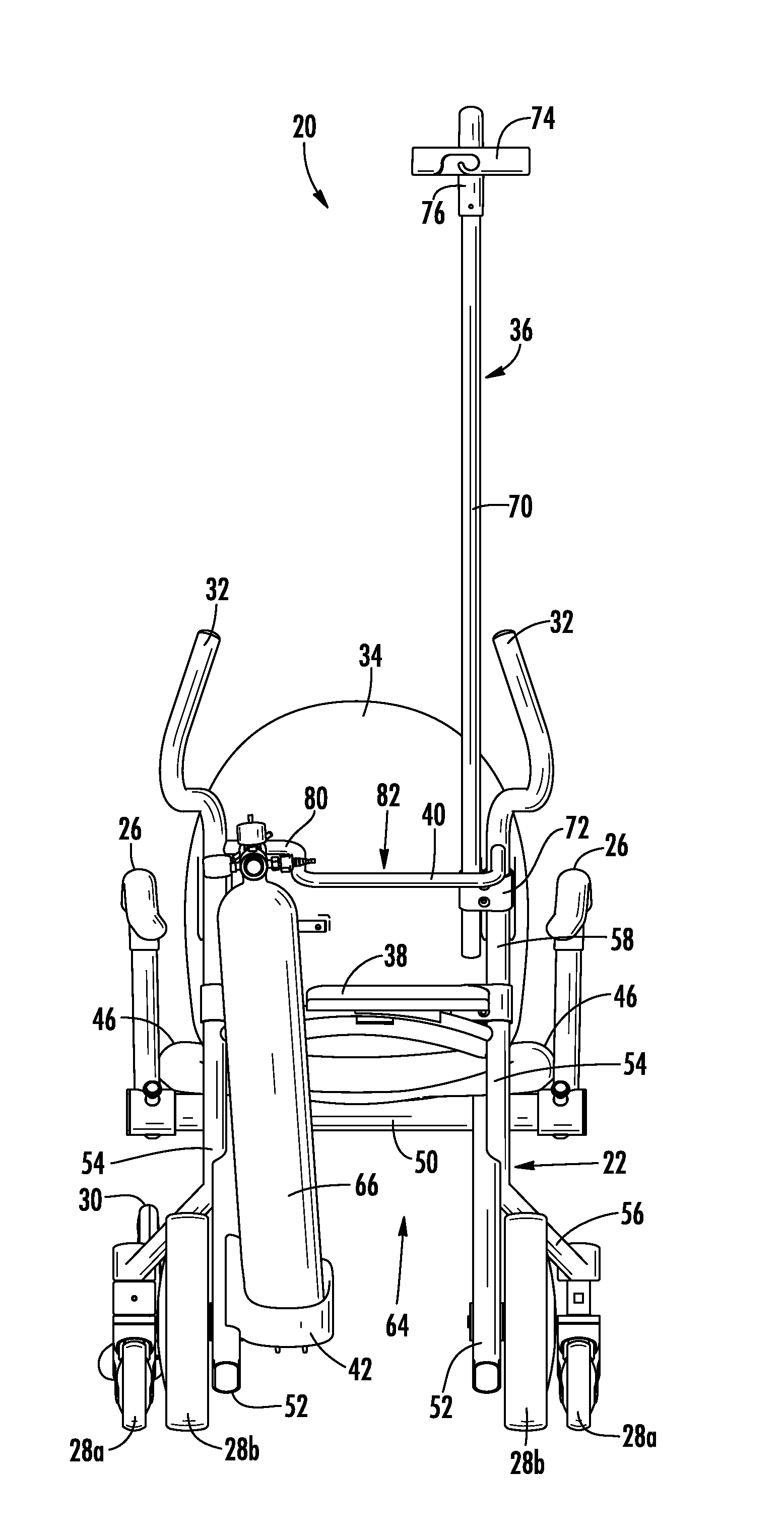 Brakes for mobile medical device