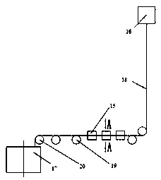 A degassing assembly line for electric cables