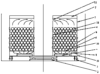 A degassing assembly line for electric cables