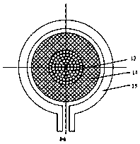 A degassing assembly line for electric cables