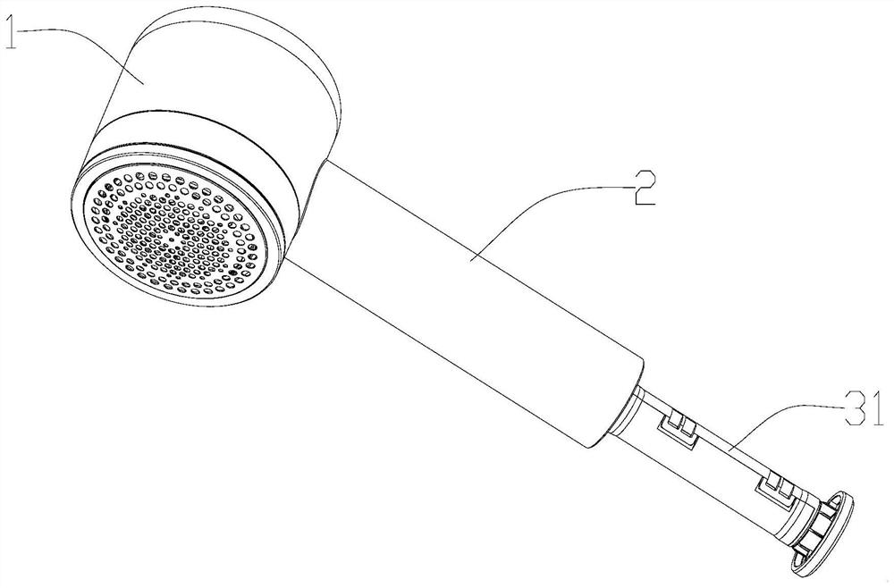 A hair removal ball machine with extended handle function