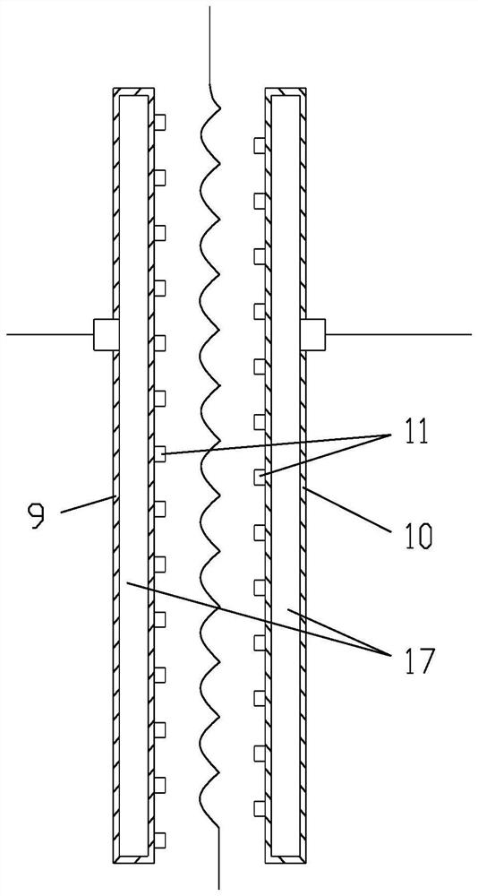 Dust removal and grinding leather integrated double-sided leather grinding system