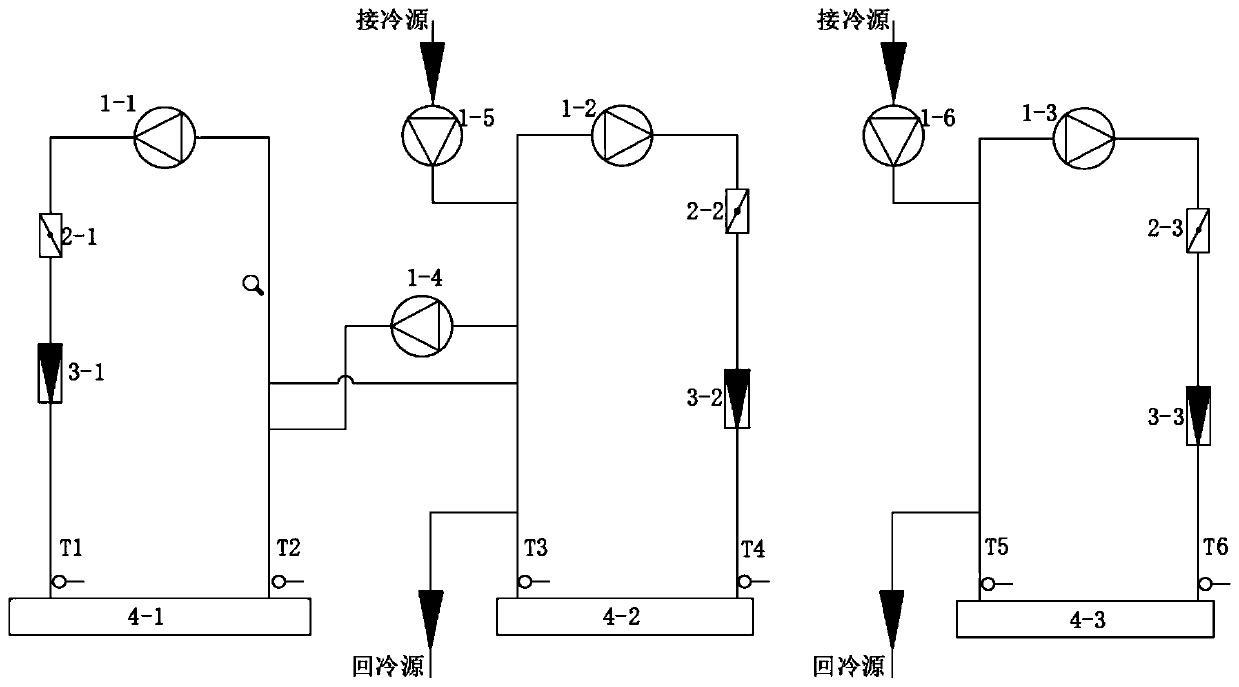 Improved water chilling unit testing device with heat recovery function