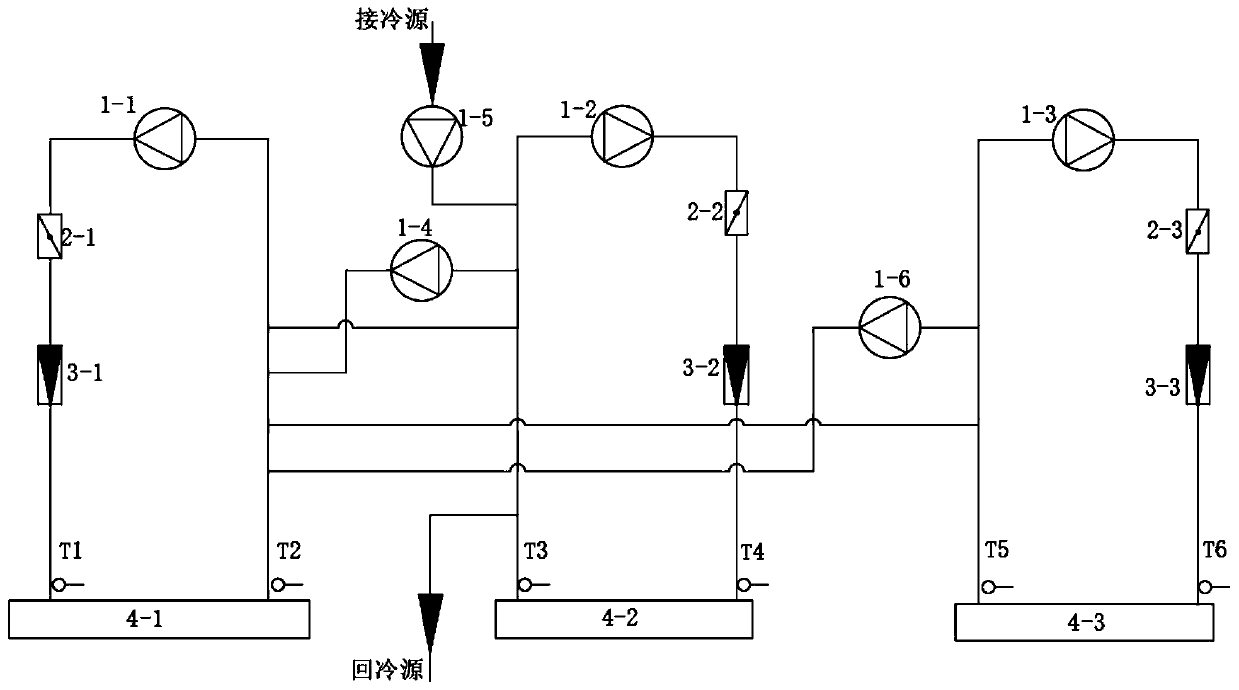 Improved water chilling unit testing device with heat recovery function