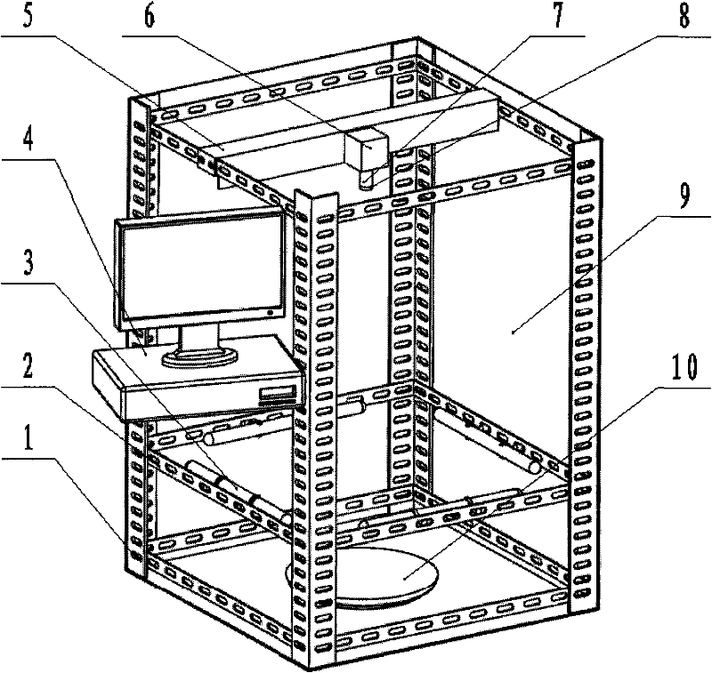 Machine vision-based real-time detection and grading method and grading device for pork appearance quality