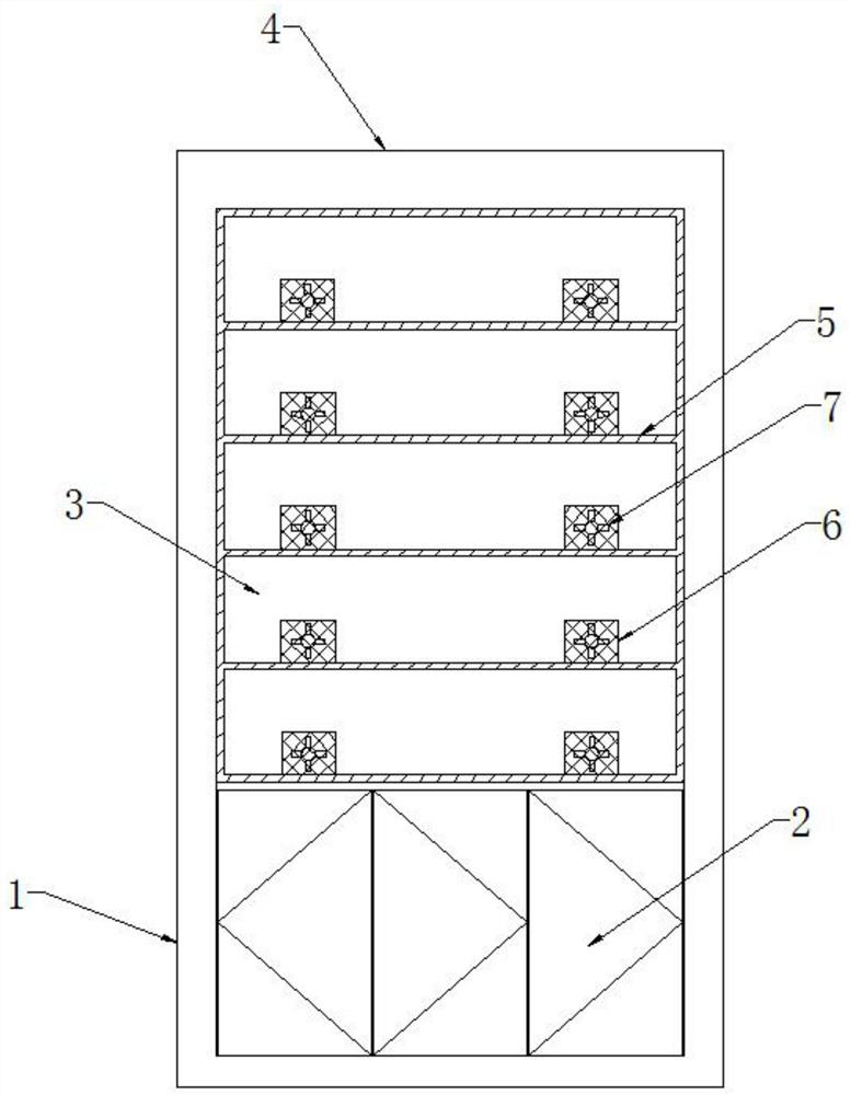 Laminate display cabinet