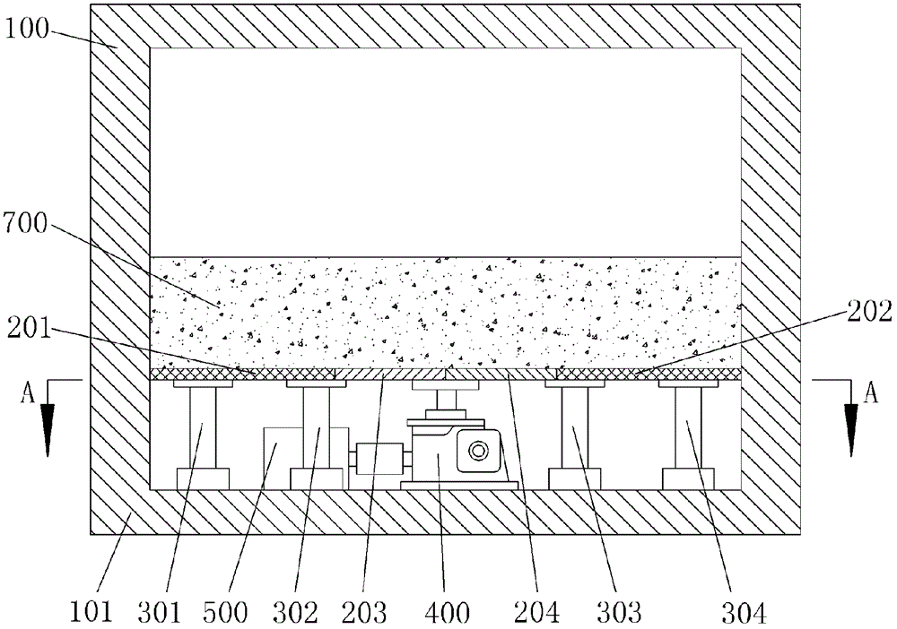 Model deflection sedimentation control device for geotechnical centrifuge test