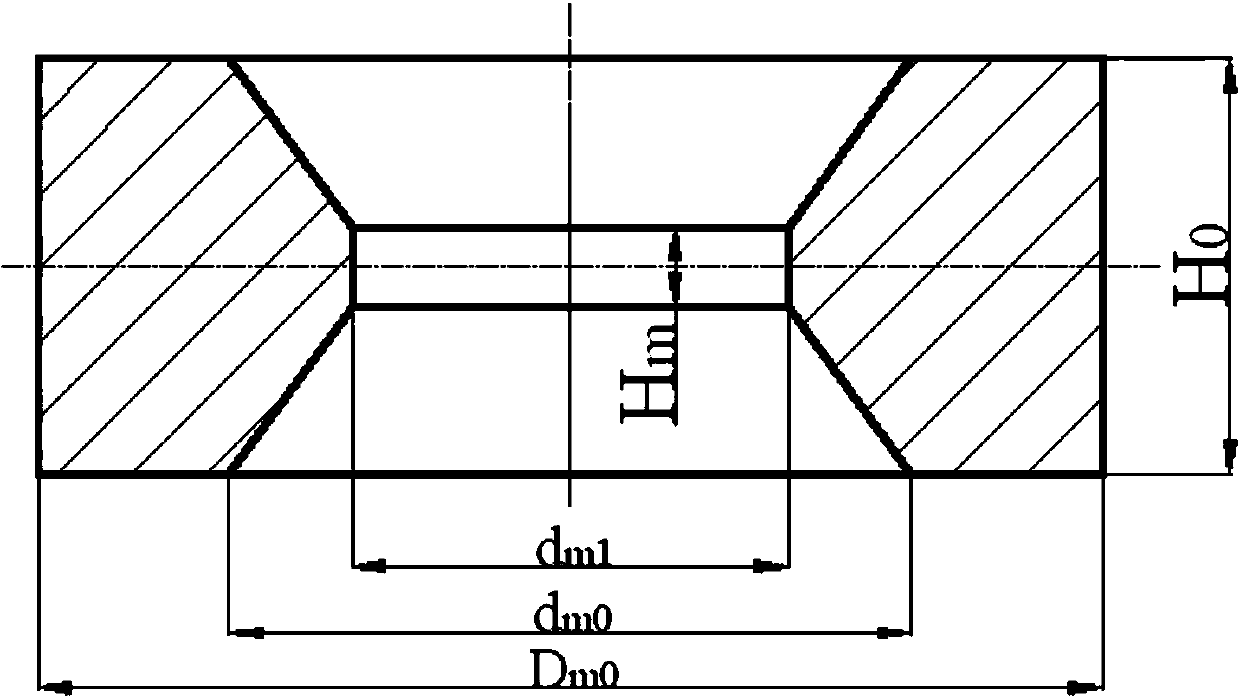 Rolling forming method of T-type cross section full fiber gear ring