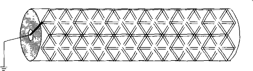 Electrostatic spinning machine having special reticulate pattern electrode and use method thereof