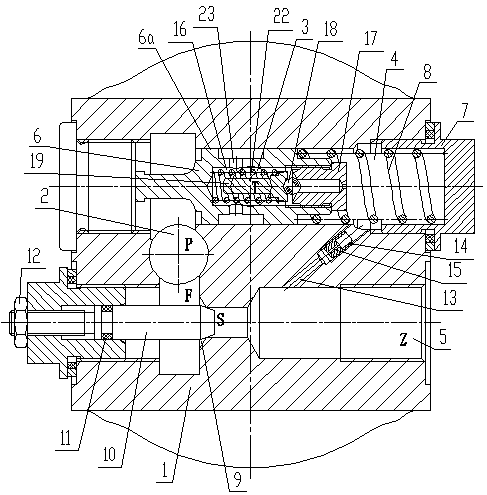 A steady flow valve for a pump